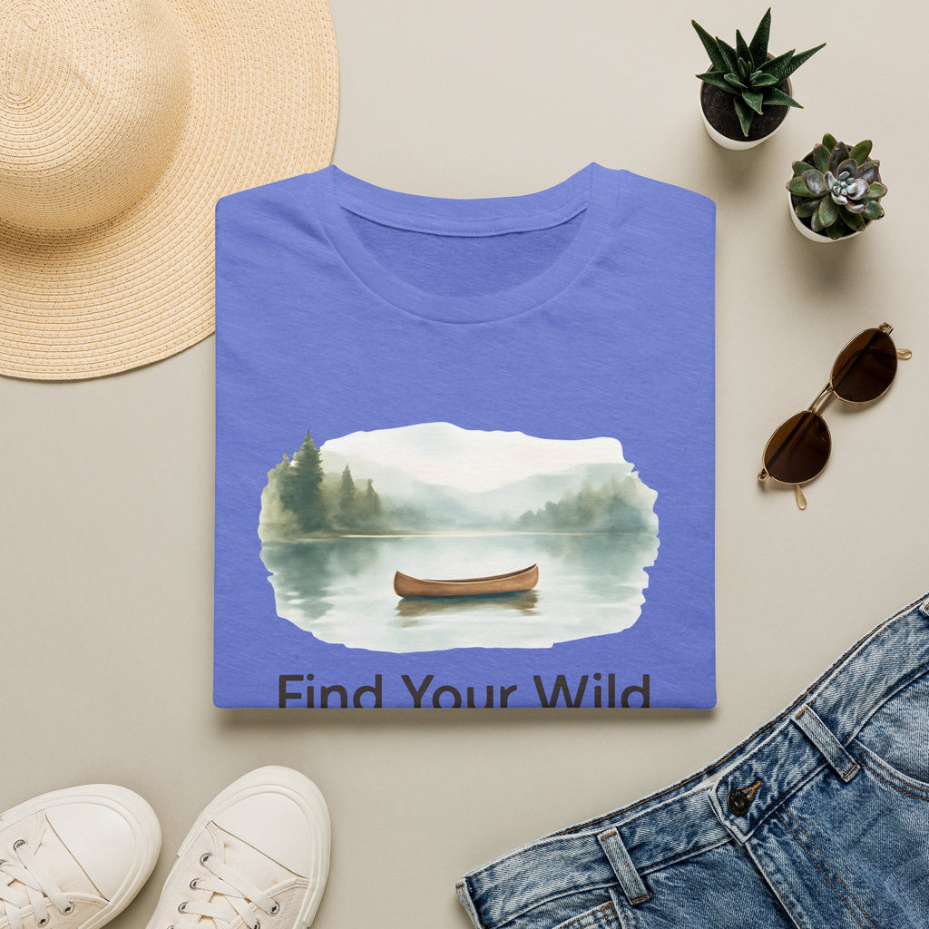 Canoe on Calm Lake T-Shirt