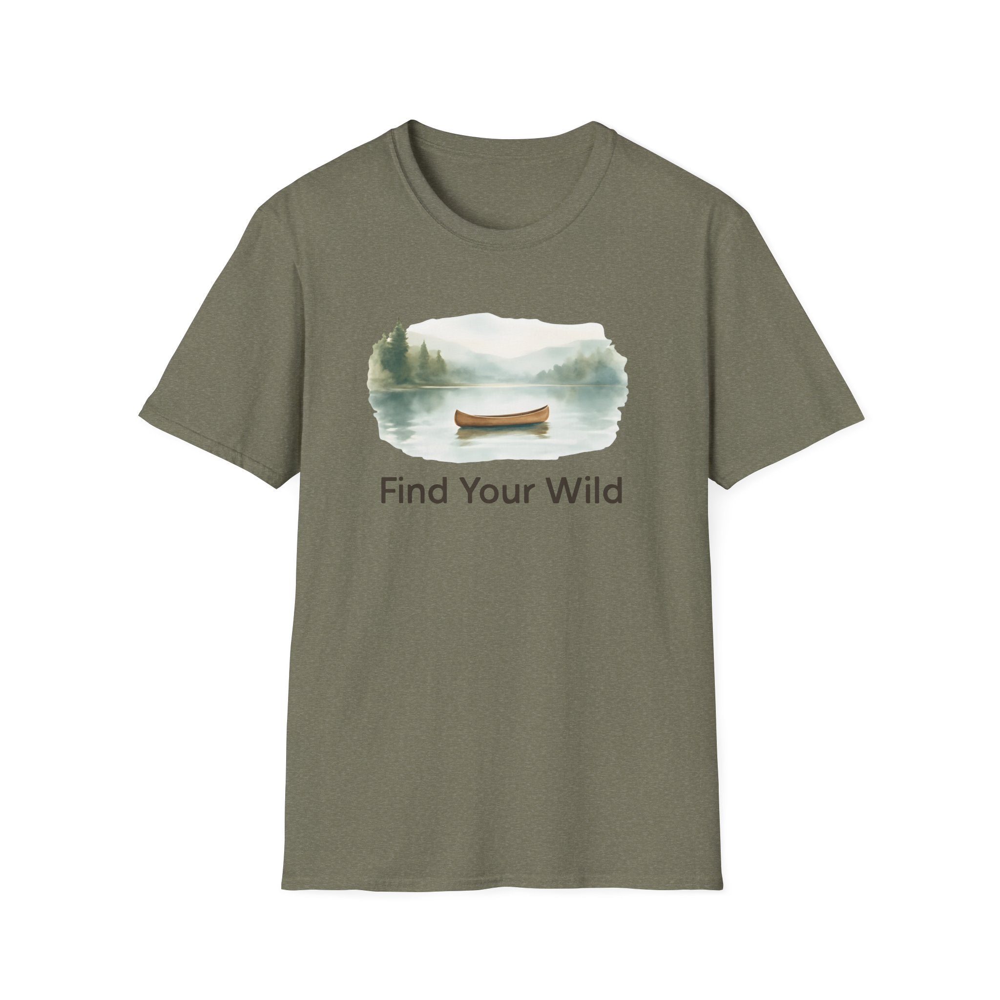 Canoe on Calm Lake T-Shirt