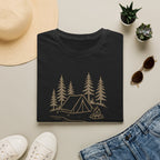 Camping Tent and Campfire T-Shirt