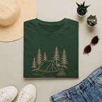 Camping Tent and Campfire T-Shirt
