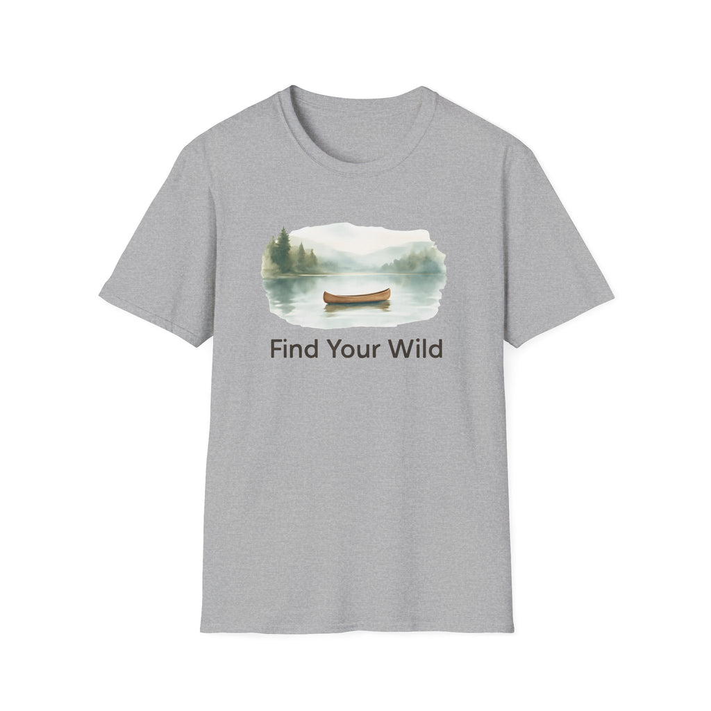 Canoe on Calm Lake T-Shirt