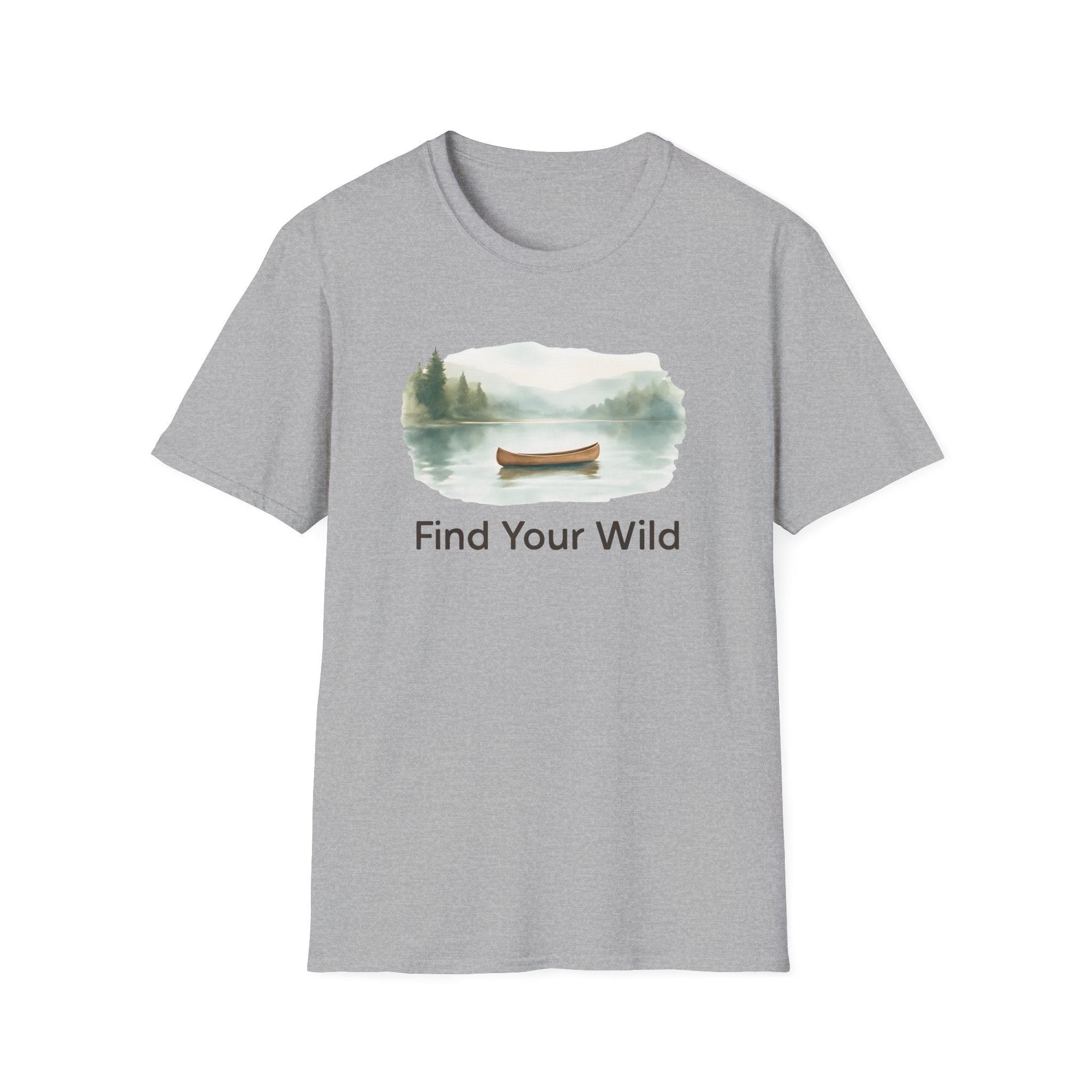 Canoe on Calm Lake T-Shirt
