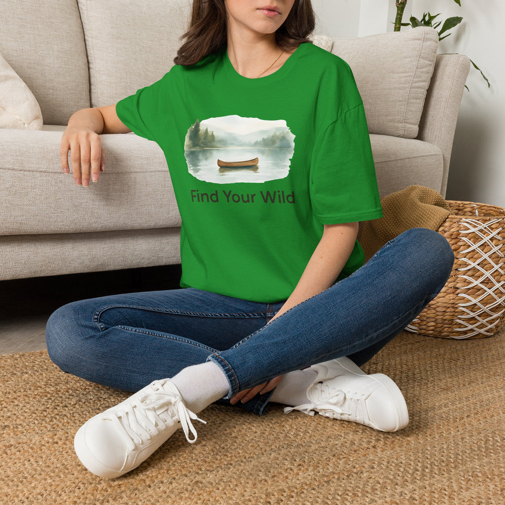 Canoe on Calm Lake T-Shirt