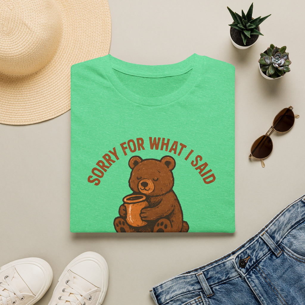Hungry Bear With Cup T-Shirt