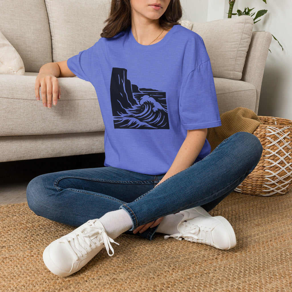 Crashing Wave Against Cliff T-Shirt