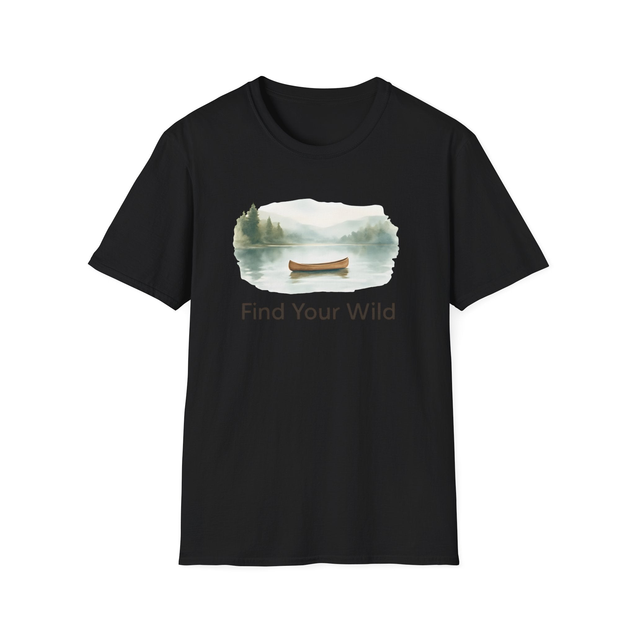 Canoe on Calm Lake T-Shirt