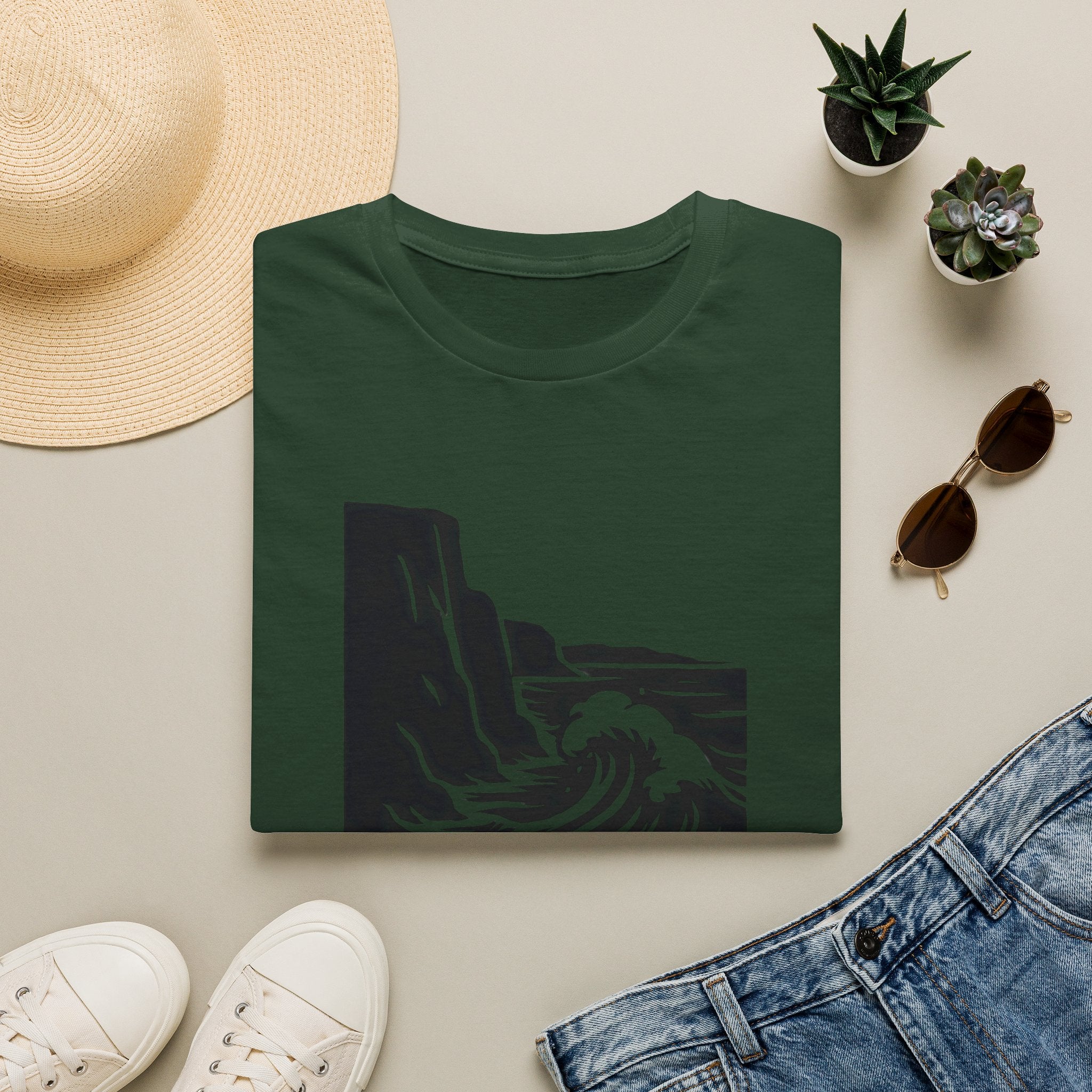 Crashing Wave Against Cliff T-Shirt