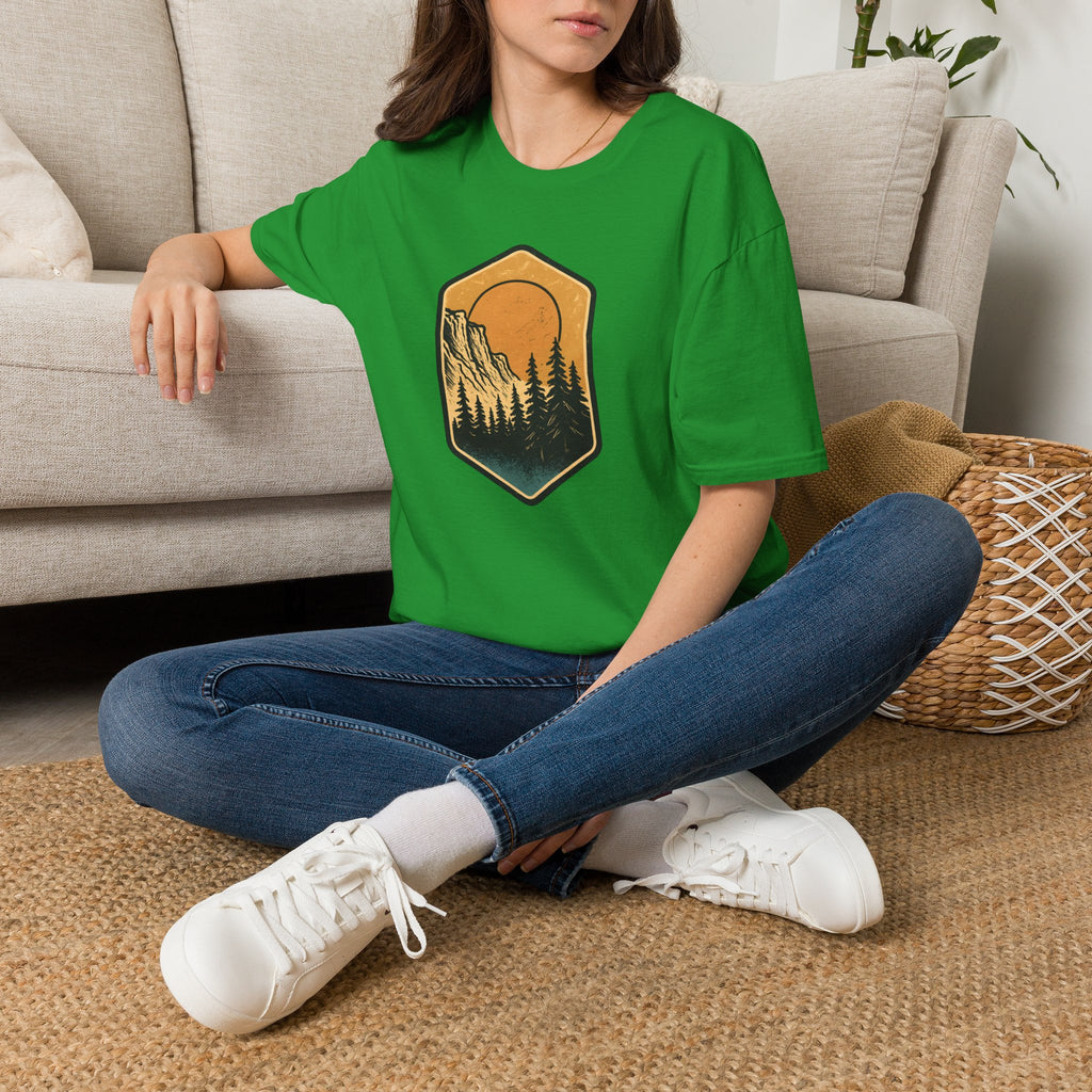 Sunset Mountain Forest T-Shirt