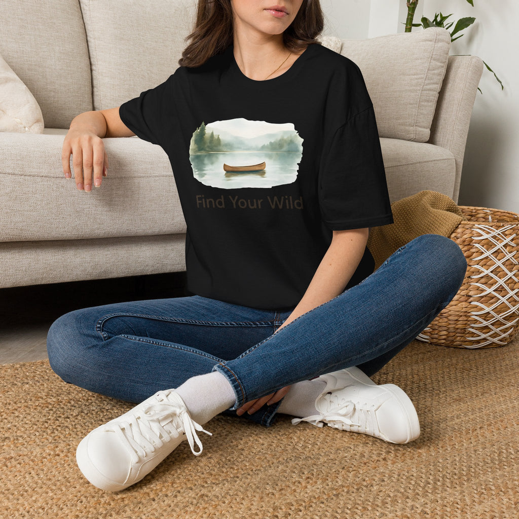 Canoe on Calm Lake T-Shirt