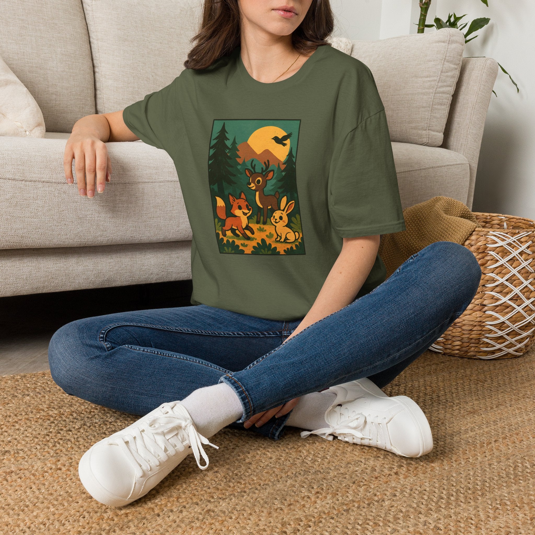 Cute woodland animals T-Shirt