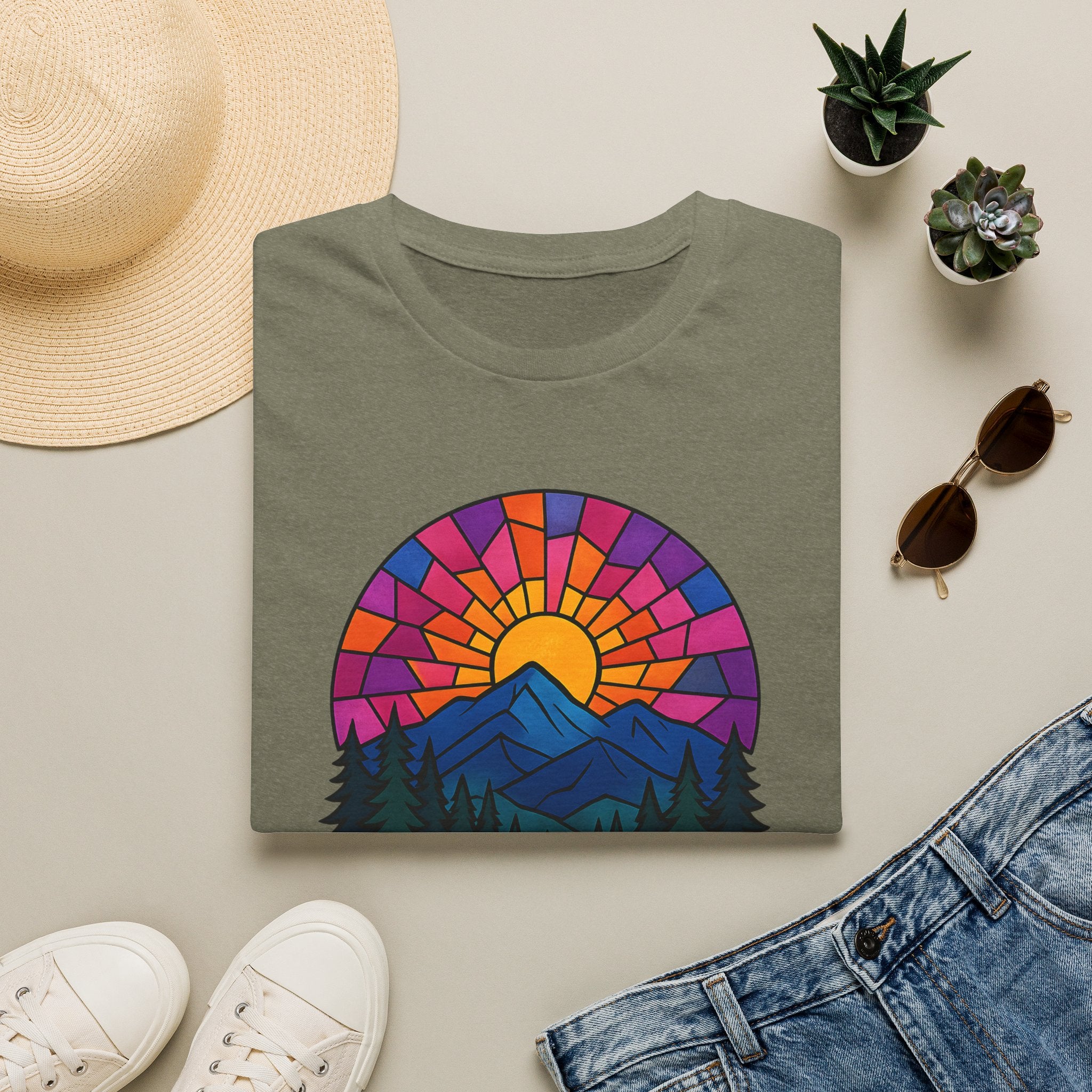 Sunrise Over Mountains T-Shirt