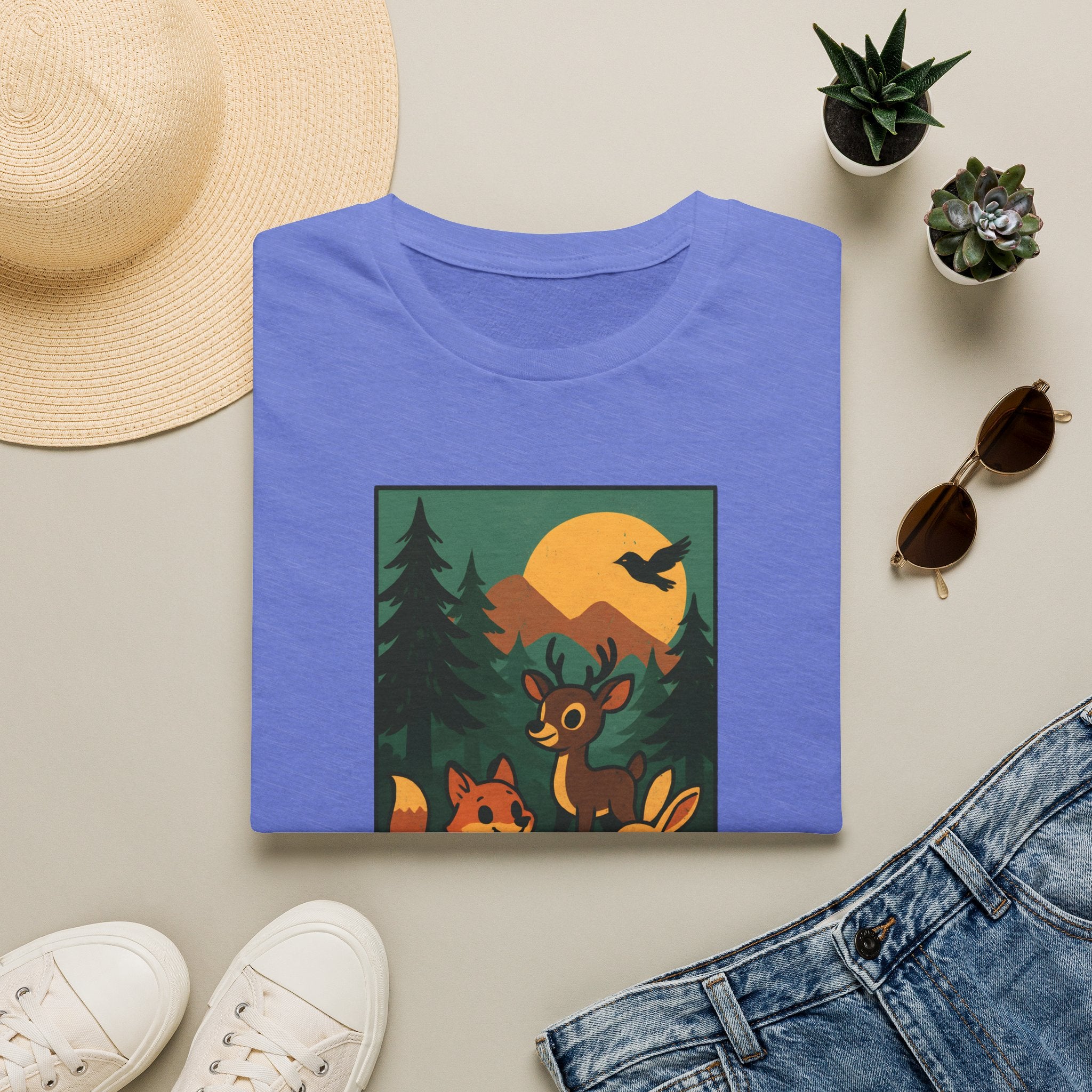 Cute woodland animals T-Shirt