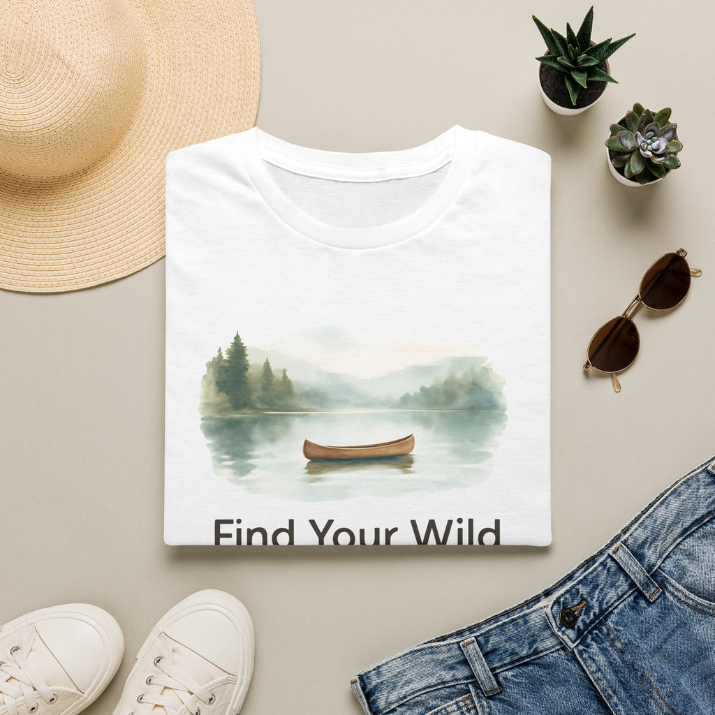 Canoe on Calm Lake T-Shirt