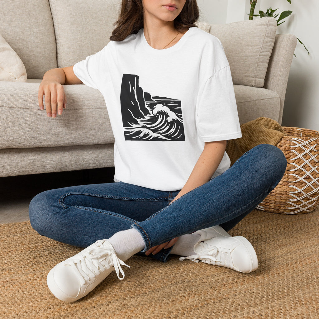 Crashing Wave Against Cliff T-Shirt