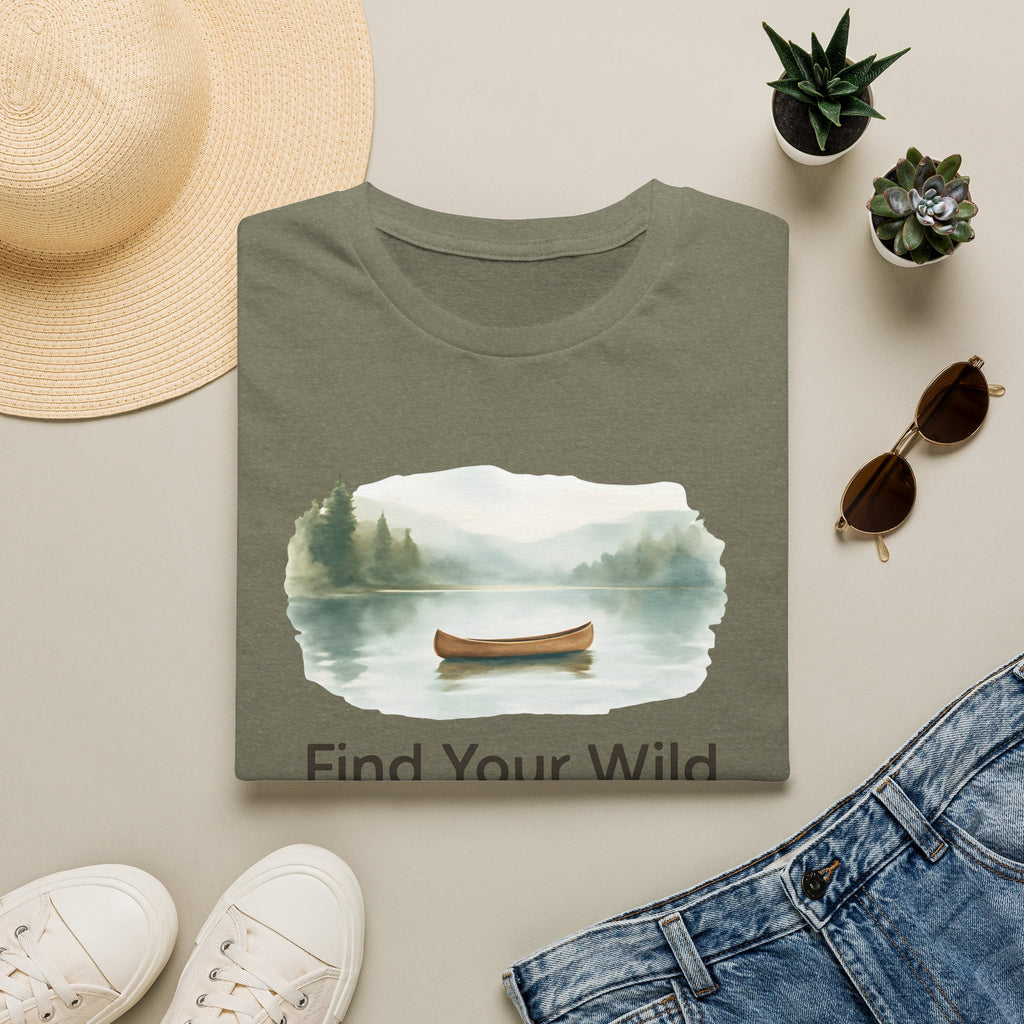 Canoe on Calm Lake T-Shirt