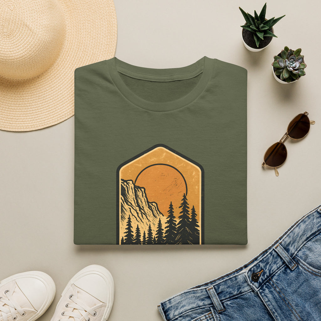 Sunset Mountain Forest T-Shirt