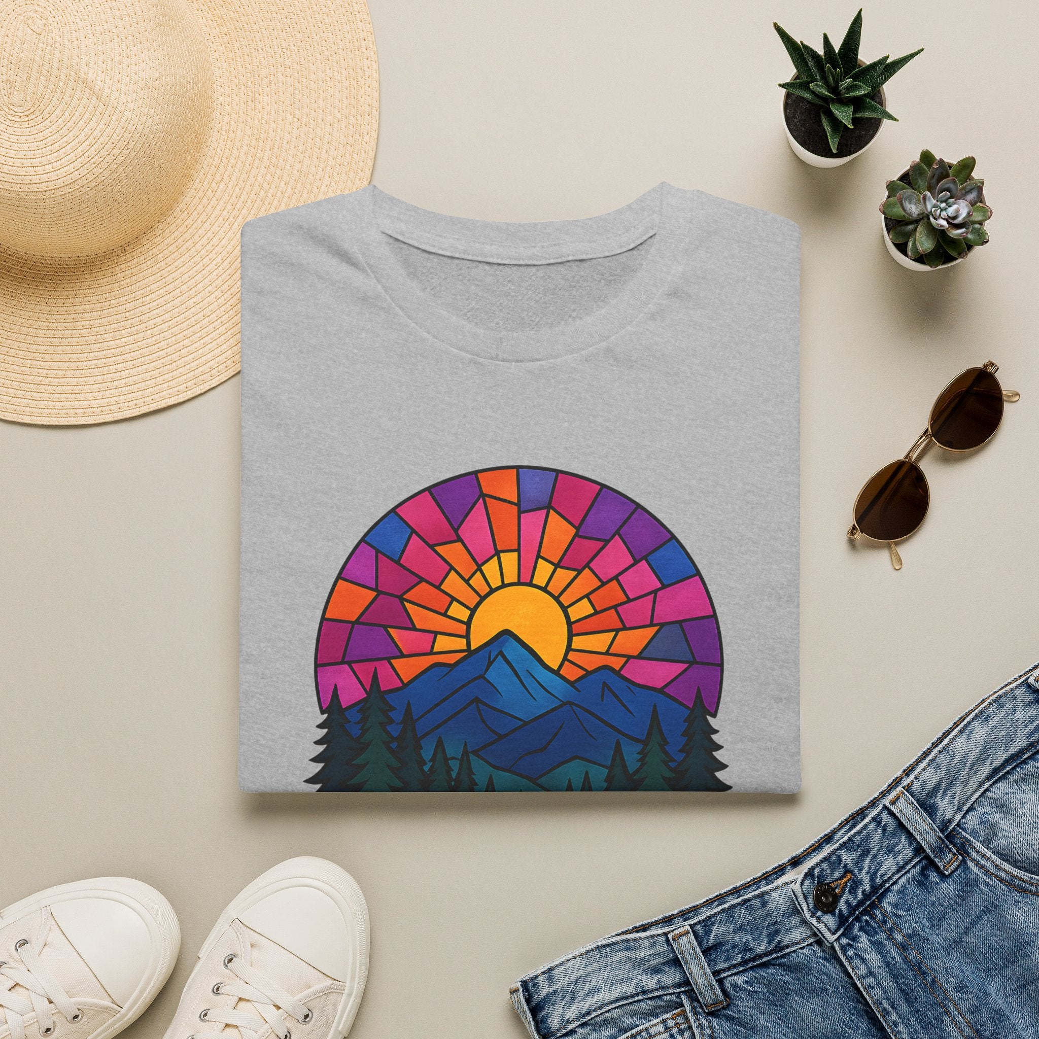 Sunrise Over Mountains T-Shirt
