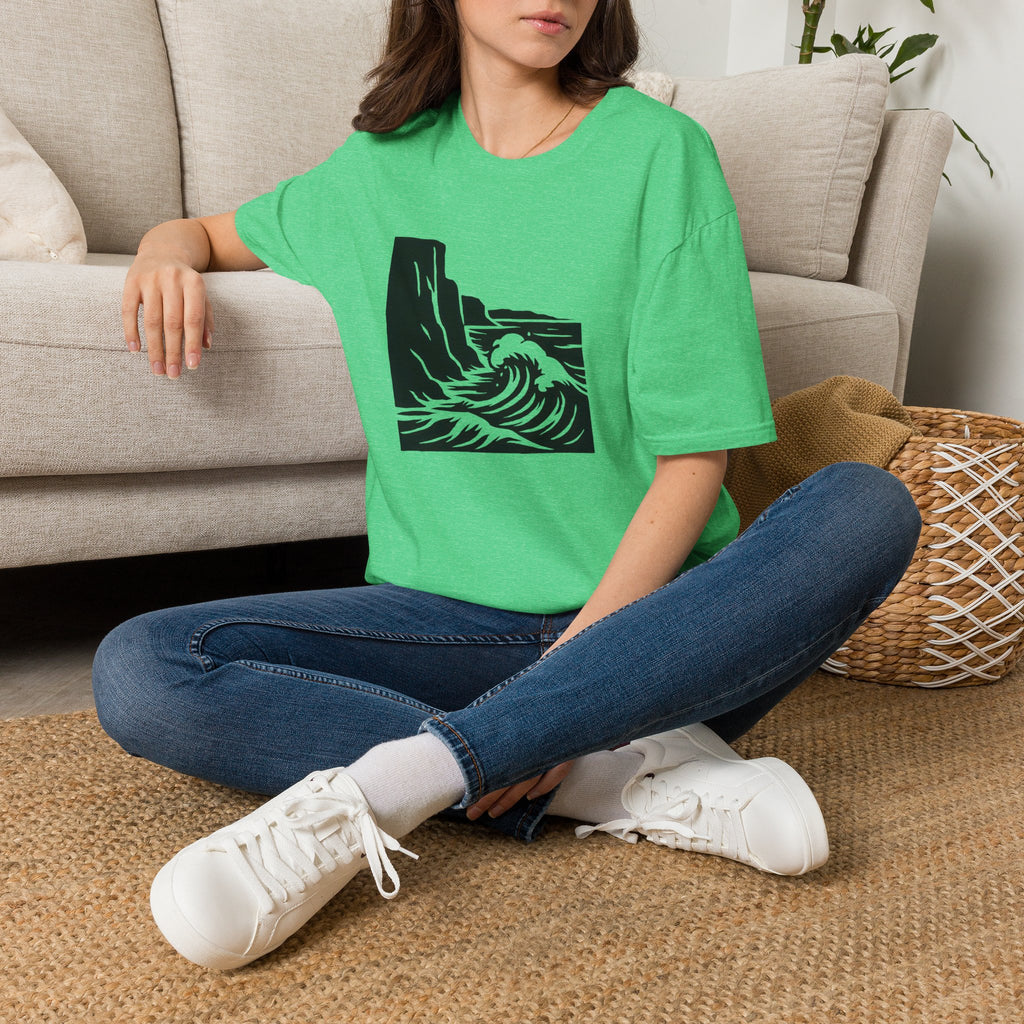 Crashing Wave Against Cliff T-Shirt
