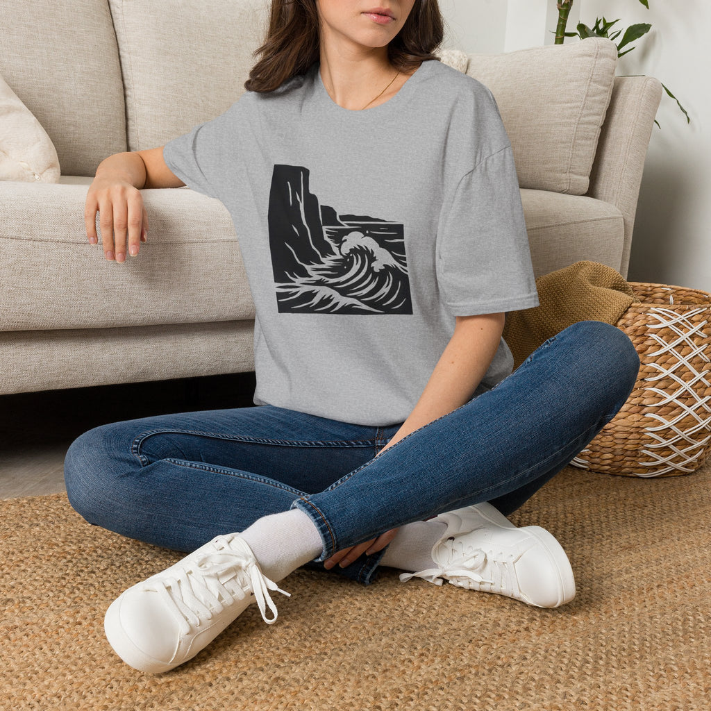 Crashing Wave Against Cliff T-Shirt