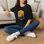 Sunset Mountain Forest T-Shirt