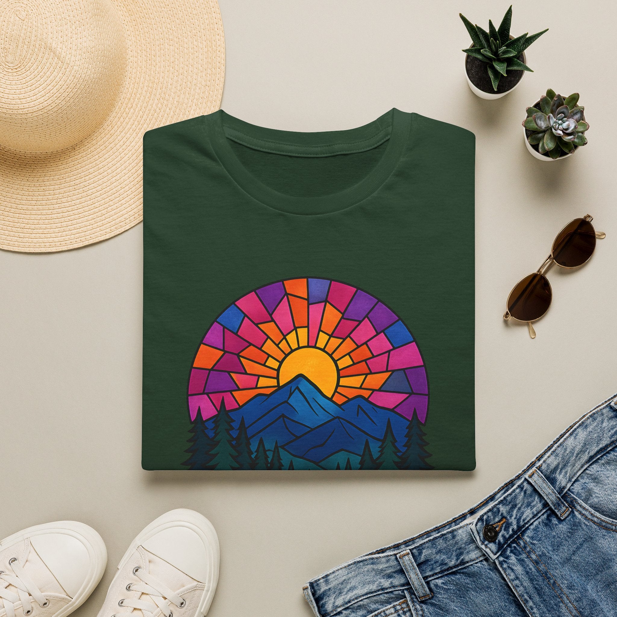 Sunrise Over Mountains T-Shirt