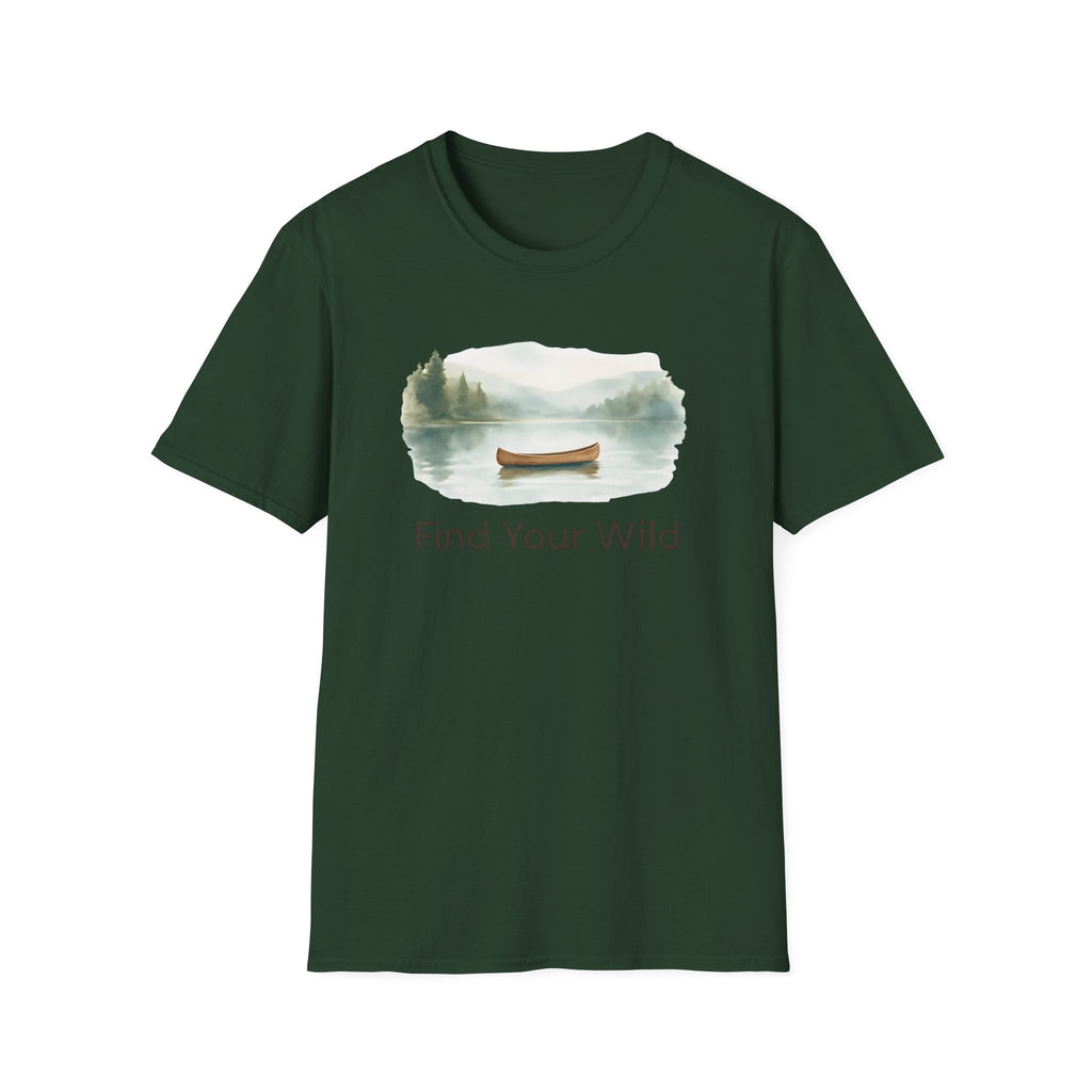 Canoe on Calm Lake T-Shirt