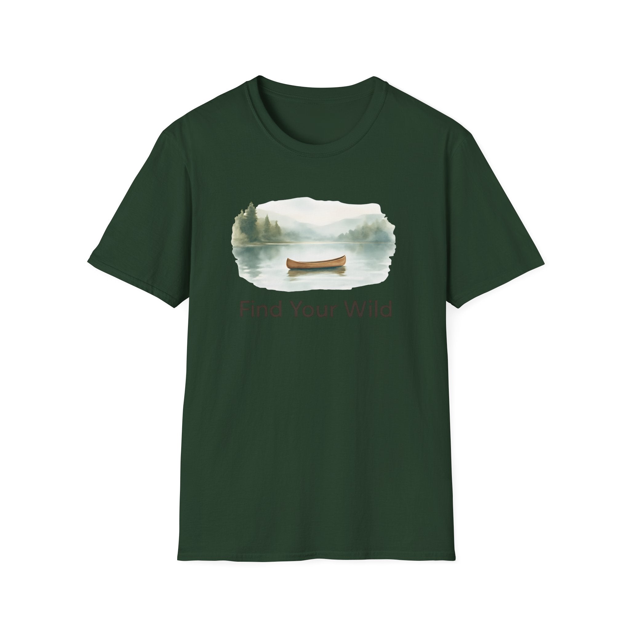Canoe on Calm Lake T-Shirt