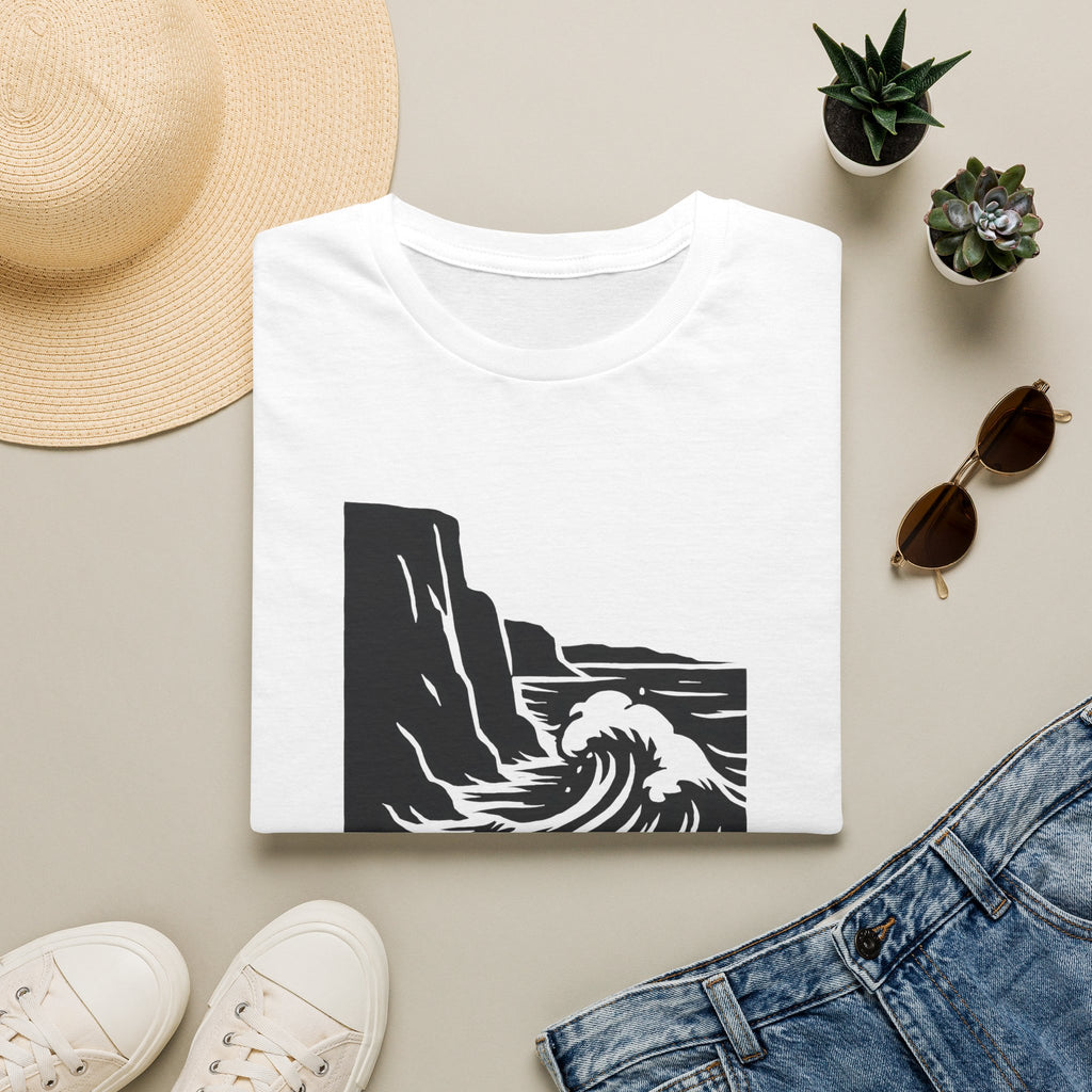 Crashing Wave Against Cliff T-Shirt