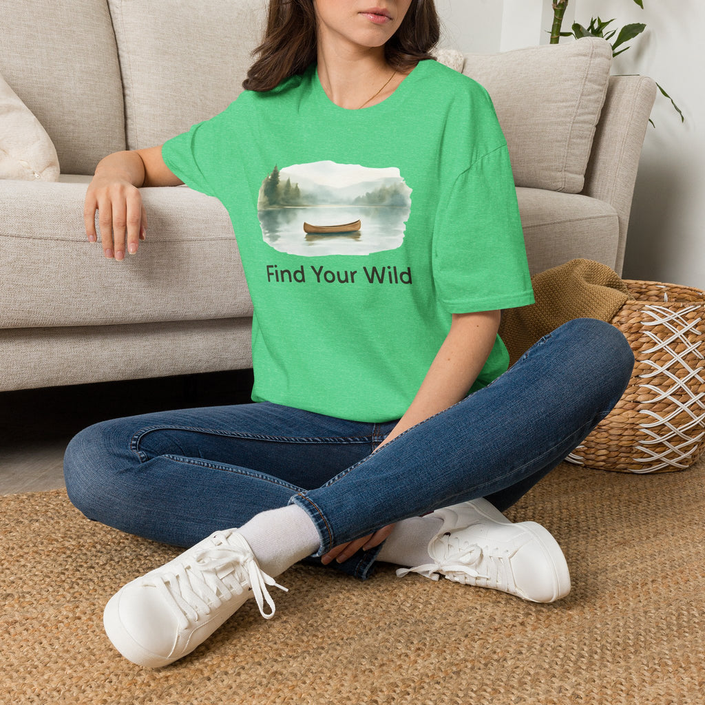 Canoe on Calm Lake T-Shirt