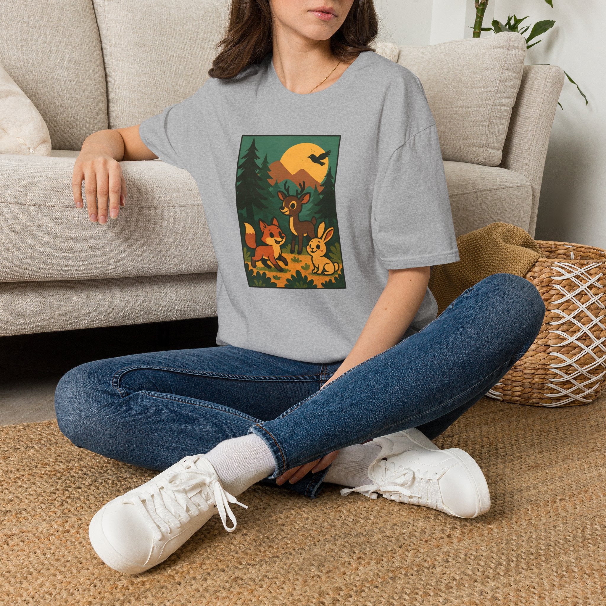 Cute woodland animals T-Shirt