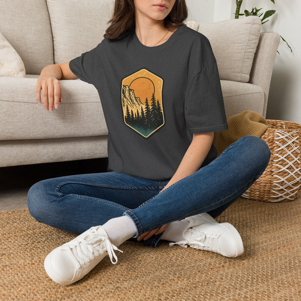 Sunset Mountain Forest T-Shirt