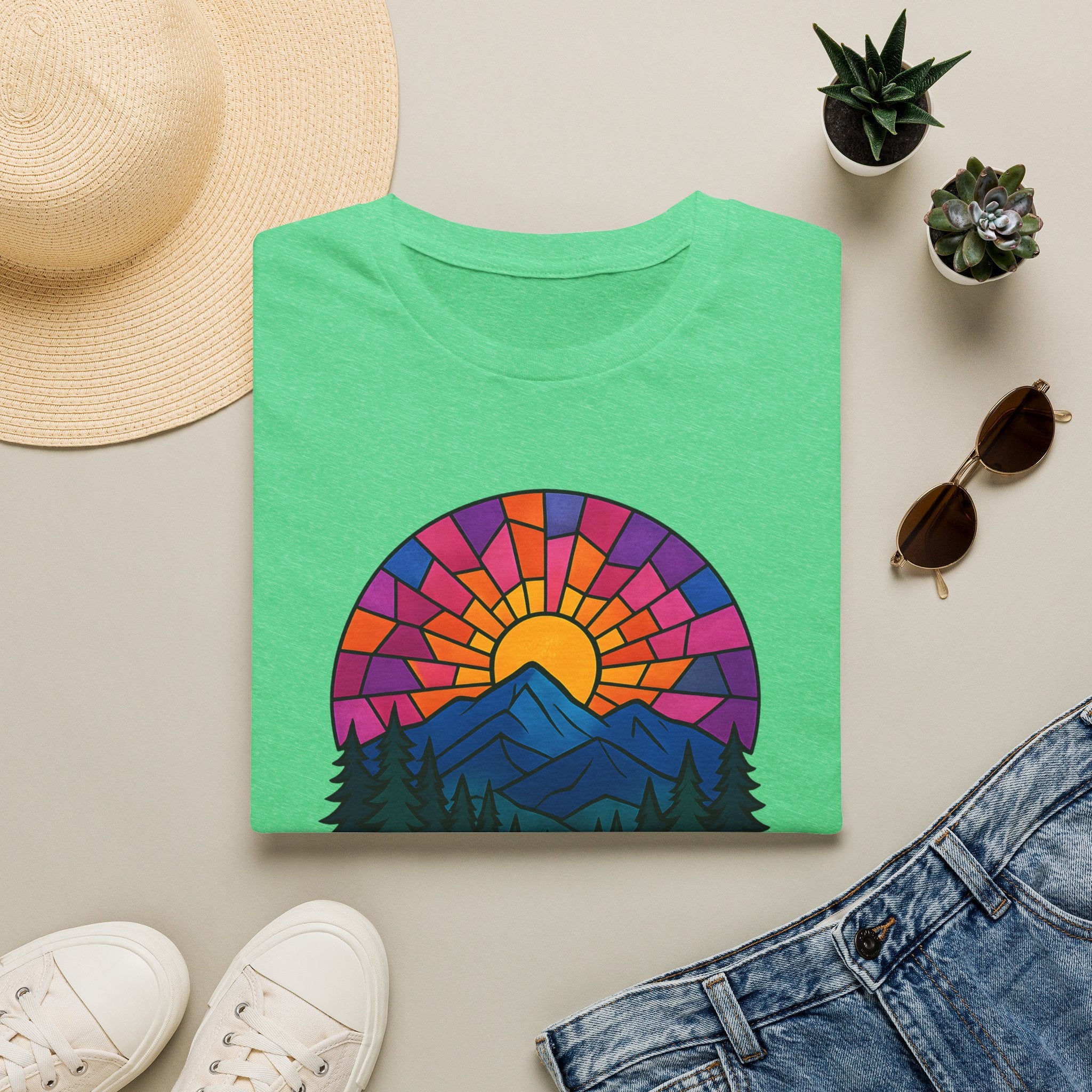 Sunrise Over Mountains T-Shirt