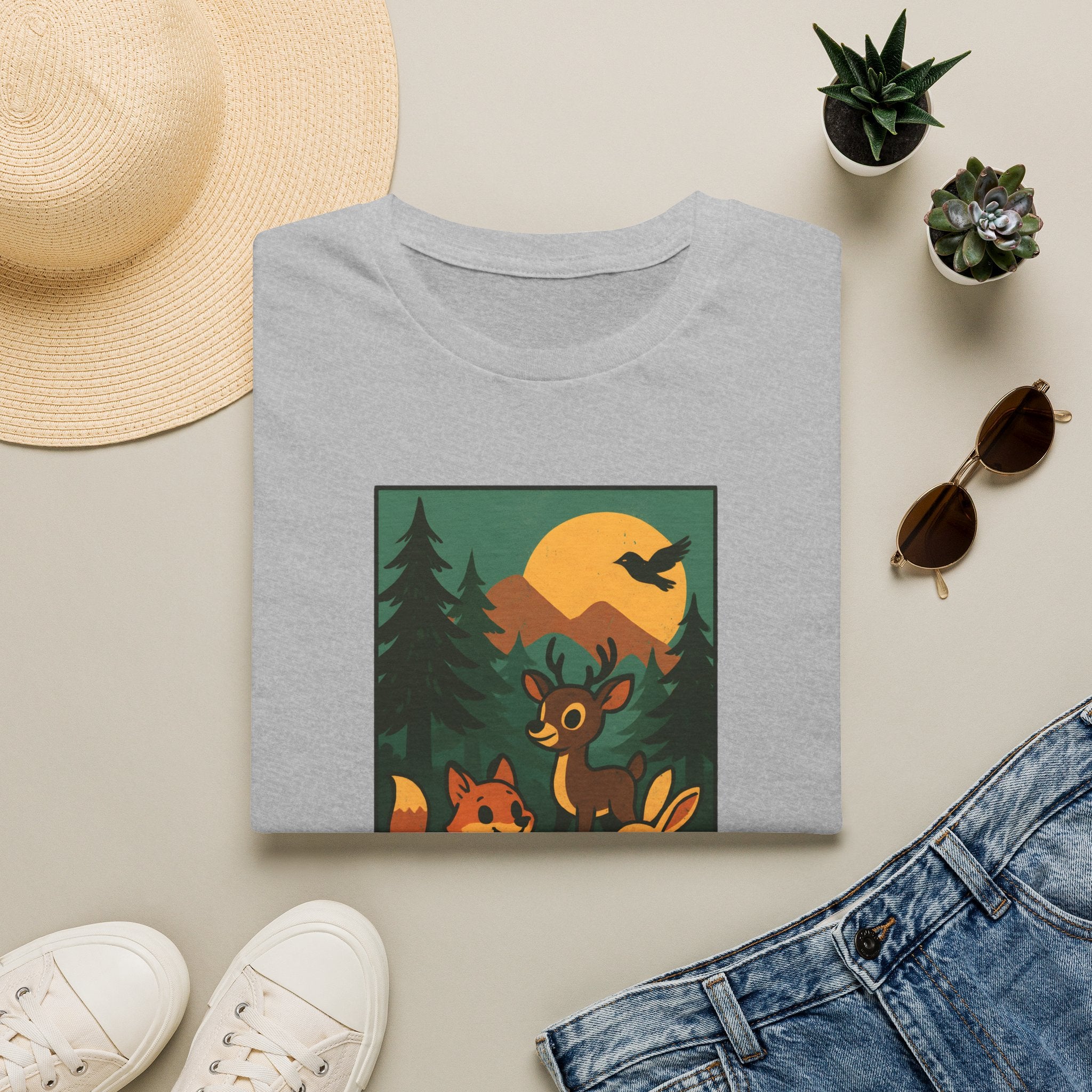 Cute woodland animals T-Shirt