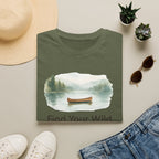 Canoe on Calm Lake T-Shirt