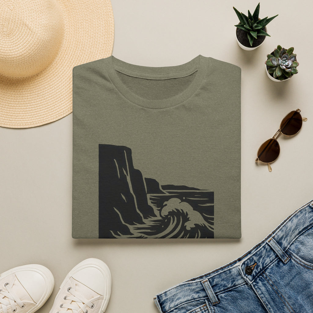Crashing Wave Against Cliff T-Shirt